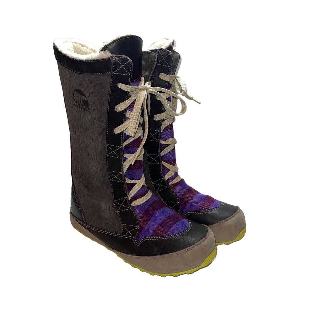 Sorel Women's Winter Boots - Brown and Purple